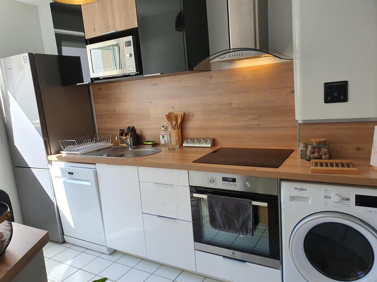 Magnifique Appartement Avec Garage Prive Et Terrasse 랭스 외부 사진